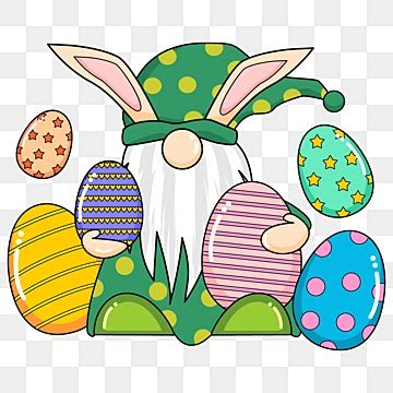 Easter Bunny Gnome Clipart Transparent Png Hd Easter Gnome Beautiful