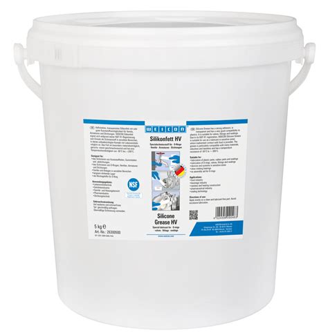 Grasa De Silicona HV Grasa Lubricante Apta Para Alimentos 10062503