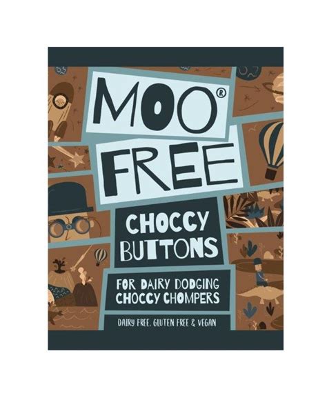 Moo Free Chocolate Buttons 25g - Fine Fettle Foods