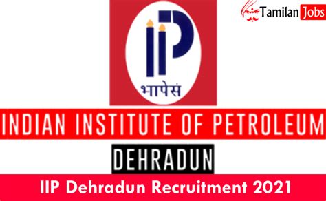 IIP Dehradun Recruitment 2021 Out - Apply Online 21 Project Associate Jobs