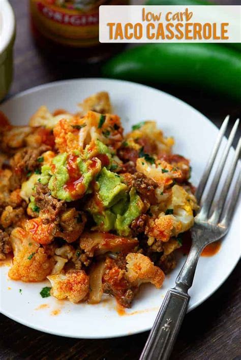 Easy Keto Taco Casserole Recipe That Low Carb Life