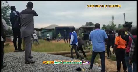 Assin North Chaos Breaks Out At Polling Station Video Adomonline