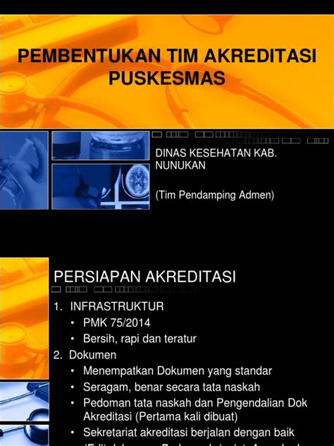 Pembentukan Tim Akreditasi Puskesmas Pdf