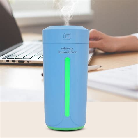 Humidificador de aire ultrasónico difusor de aceites esenciales con 4