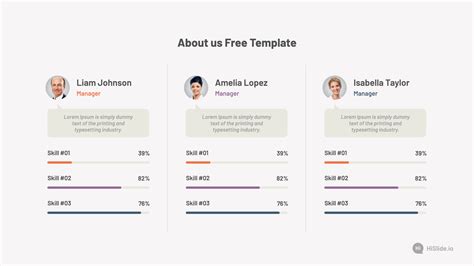 About Us Presentation Template - Free Download | HiSlide.io