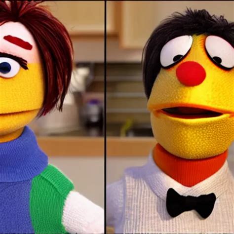 Bert And Ernie Realistic Human 4 K Stable Diffusion