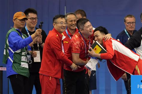 China Wins First Gold Medal Of Paris Olympics In Mixed Team Air Rifle