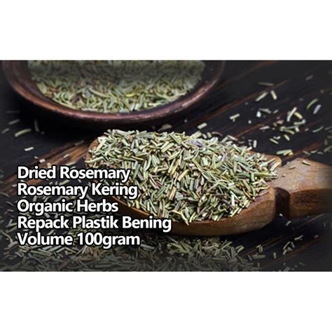 Jual Daun Rosemary Gram Rosemary Kering Shopee Indonesia