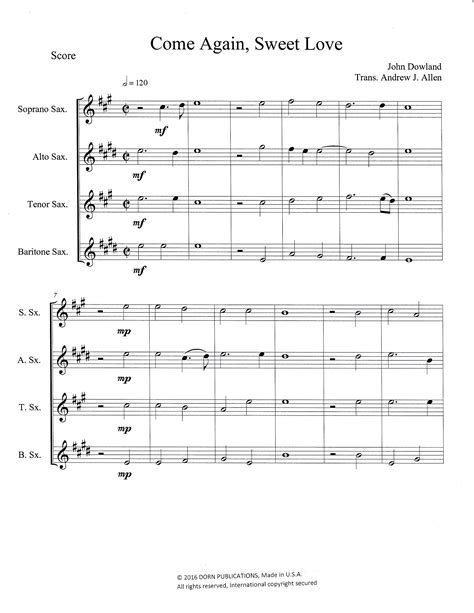 Come And Get Your Love Alto Sax Sheet Music Photos Idea