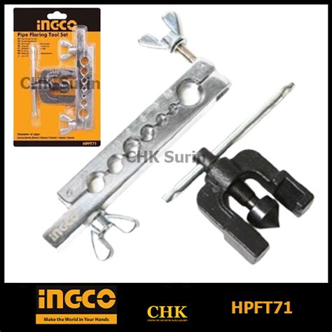 Ingco Fairing Set 5 16mm Hpft71 Model Pipe Flaring Tool Set Shopee