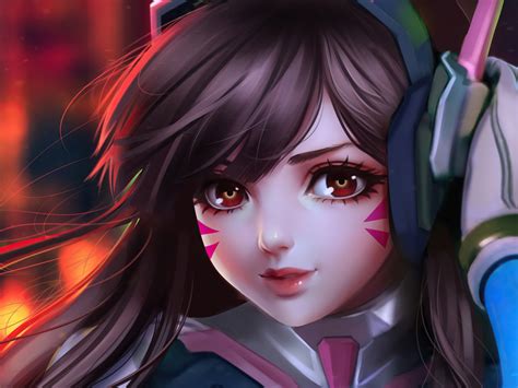 1920x1440 Cute Dva Overwatch 5k 1920x1440 Resolution Hd 4k Wallpapers