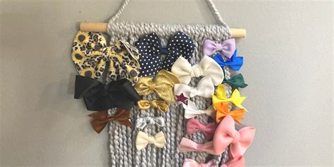 Simple No Sew DIY Hair Bow Holder Tutorial