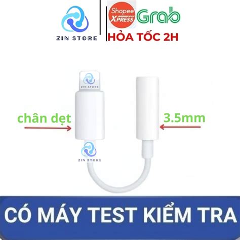 Jack chuyển đổi tai nghe Zin hãng chân cắm 3 5mm sang type C hoặc chân