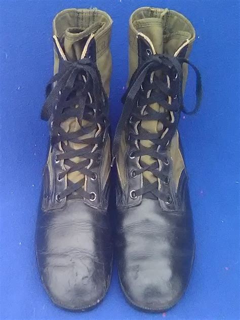 Original Vietnam War Era Army Combat Jungle Boots 10r 1927036205