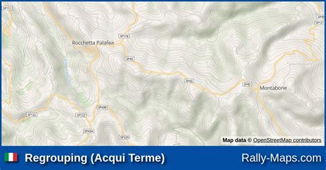 Regrouping Acqui Terme Stage Map Rally D Inverno Rally