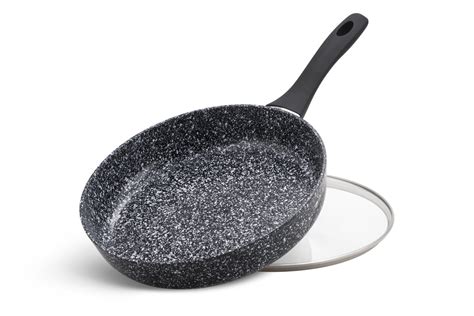 Сковорода Edenberg с крышкой с антипригарным гранитным покрытием 28 см ...