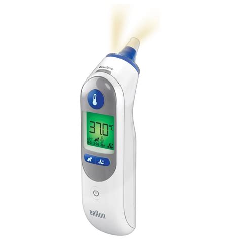 Braun Infrarood Koortsthermometer Thermoscan Oorthermometer Met