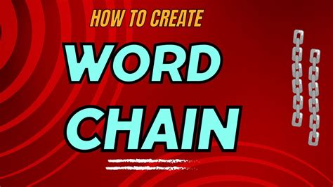 Mastering Word Chains Types Examples And Exam Questions English