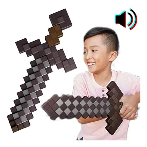 Espada Minecraft Con Sonido Espada Netherite Negra Disguise Env O Gratis