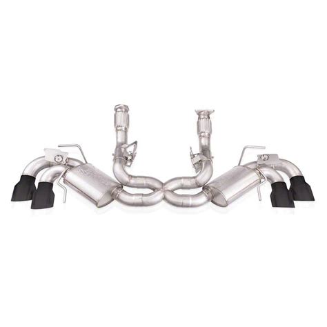 Stainless Works Corvette Legend Series Cat Back Exhaust With Black Tips