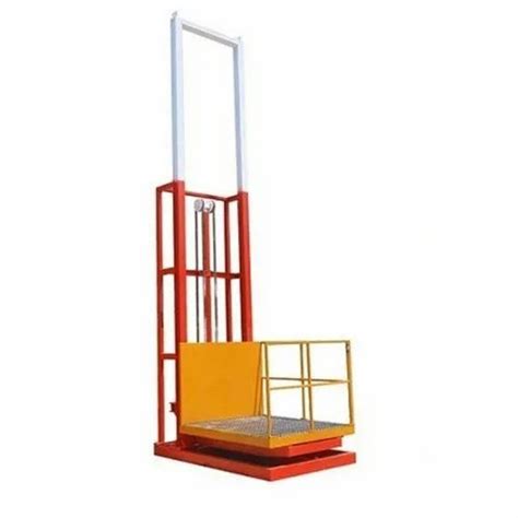 Fluxus Mild Steel Goods Lift Capacity 1 Ton Maximum Height 20 M At