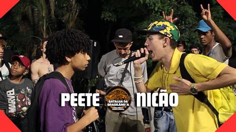 PEETE X NICÃO SEMI BATALHA DA BRASILANDIA 103 YouTube Music