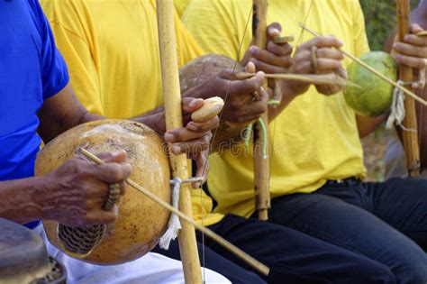 Brazilian Musical Instrument Called Berimbau And Usually Used During