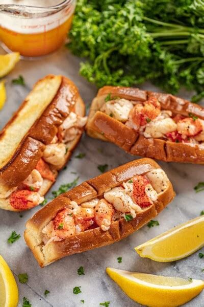 Brown Butter Lobster Rolls The Stay At Home Chef