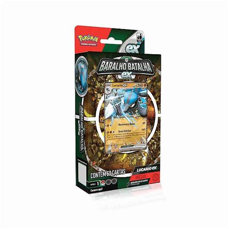 Deck Pokemon Baralho Batalha Ex Lucario Shopdg Sua Loja De