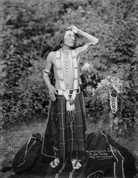 Winne-Mucca Jack, Paiute, in Native Dress with Ornaments - Moorhouse ...