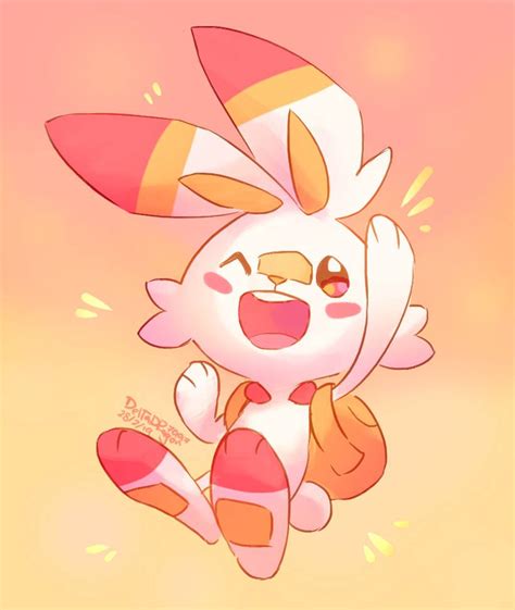 Scorbunny By Delta Dragon7997 On Deviantart Cute Pokemon Wallpaper Pokemon Art Pokemon Pictures