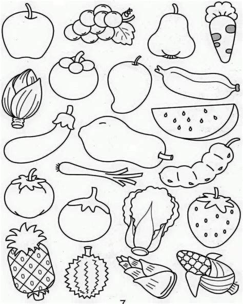 Frutas Verduras E Legumes Para Colorir Desenhos De Frutas Verduras E