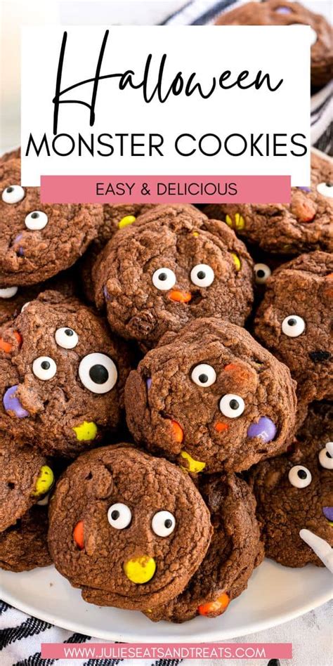 Halloween Monster Cookies - Julie's Eats & Treats