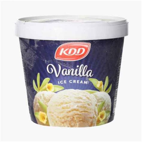 Kdd Vanila Ice Cream Tub 1Litre