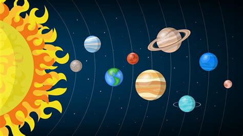 Solar System Planets Vector Illustration Vector Art At Vecteezy