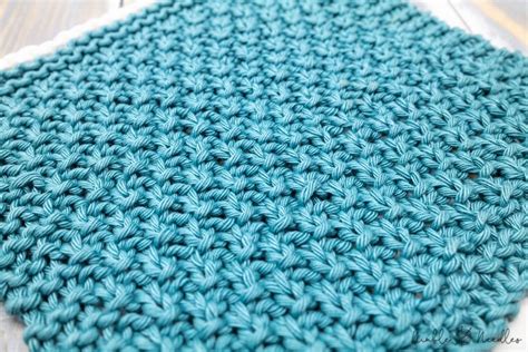 How To Knit The Moss Stitch For Beginners Video