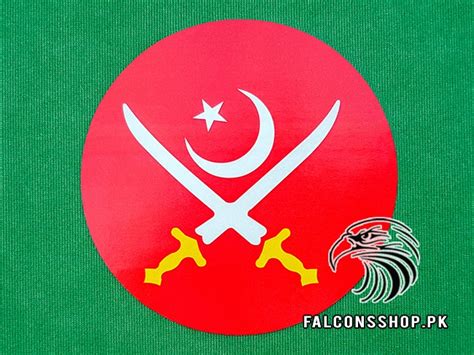 Pakistan Army Logo Car Sticker (Green) - Falcons Shop