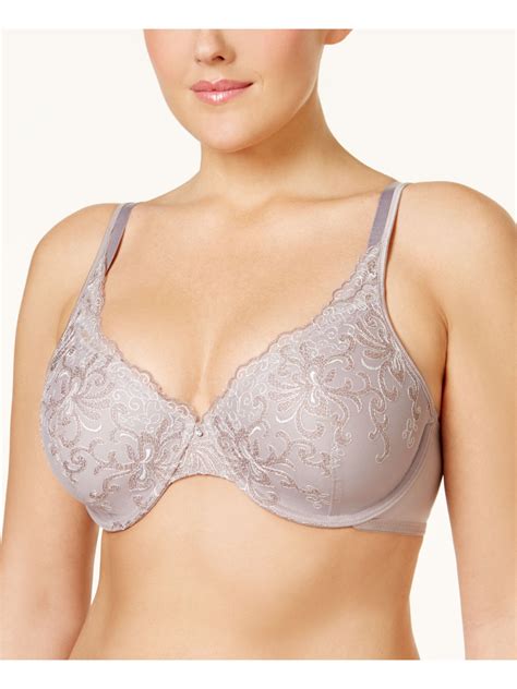 Playtex Intimates Gray Extra Side And Back Support Fuller Cups Underwire Bra 42c