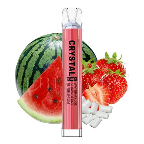 Crystal Bar Einweg E Zigarette Watermelon Strawberry Bubblegum