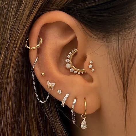 Gold Cartilage Earrings Assolari On Instagram You May Not Catch