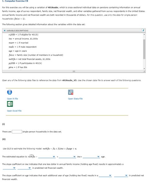 Solved Computer Exercise C For This Exercise You Will Be Chegg