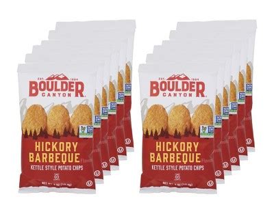 Boulder Canyon Hickory Barbeque Kettle Chips Case Of Oz Target