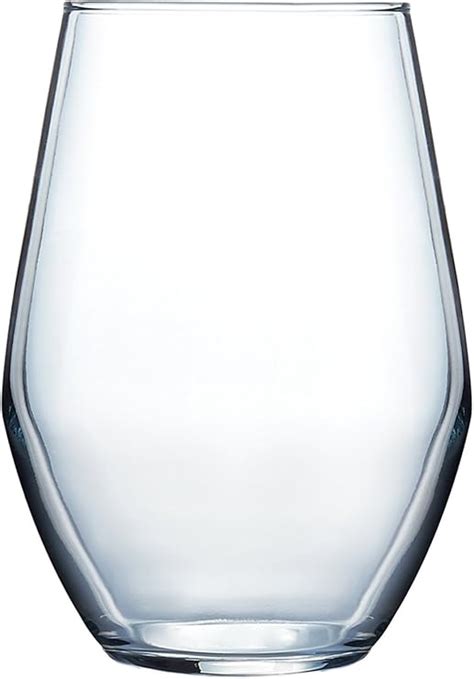 Luminarc Concerto Stemless Wine Set Of 4 11 5 Oz Clear