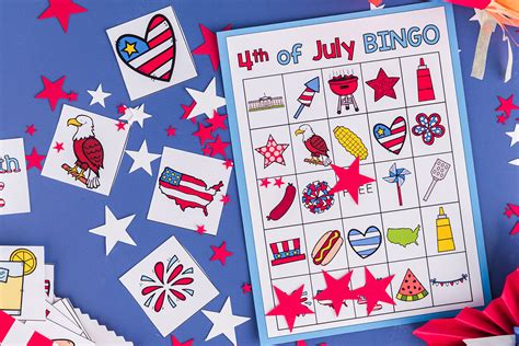 4th Of July Bingo Free Printable The Best Ideas For Kids