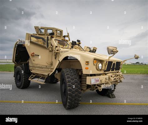 MRAP (Mine Resistant Ambush Protected) vehicle at Futenma Flightline ...