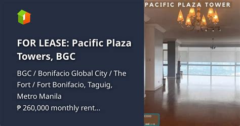 For Lease Pacific Plaza Towers Bgc Condos 🏙️ July 2023 In Bgc