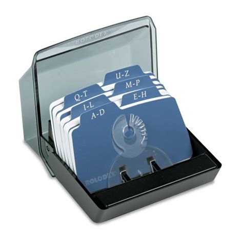 Order Rolodex Petite Covered Tray Card File With X Inch