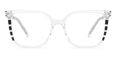 Anastasia Square Clear Glasses For Men Women Lensmart