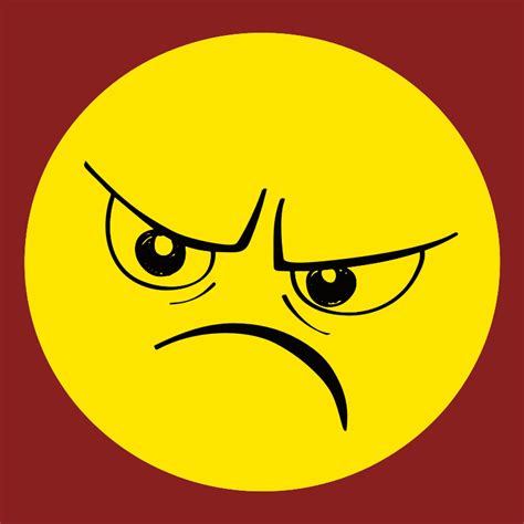 Angry Smiley Face Openclipart