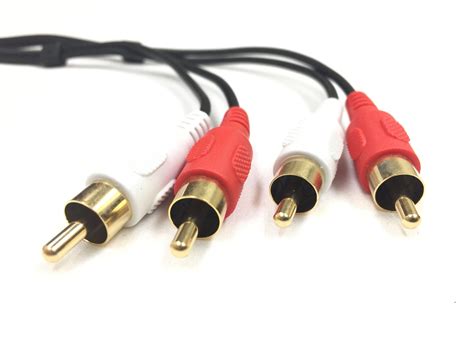 Stereo Rca Audio Cable Male To Male Custom Cable Connection